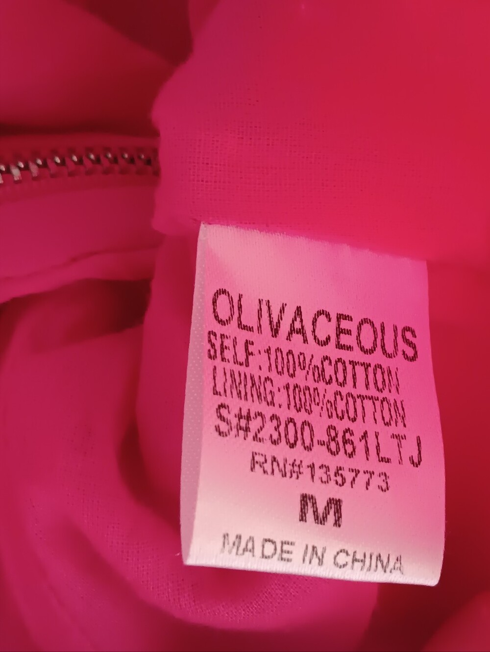 Olivaceous Pink Eyelet Corset Top Medium - Picture 6 of 6